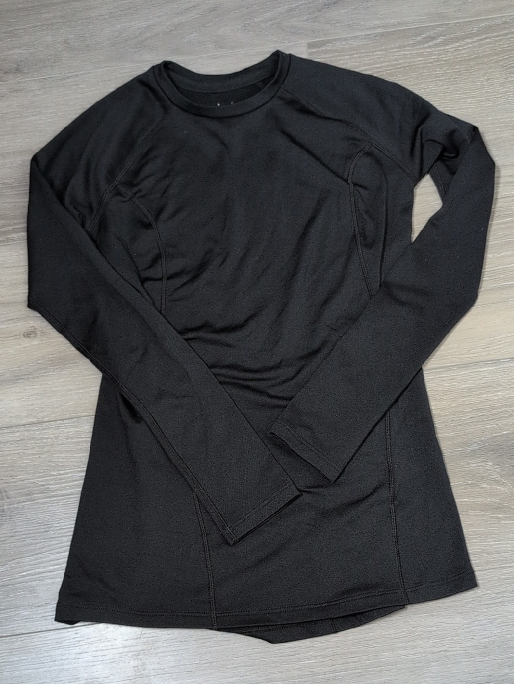 Reebok Black Compression Long Sleeve Top